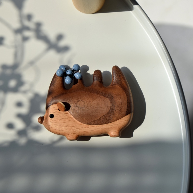 Dreamerhouse Lược Gỗ Óc Chó Màu Đen Cứng Cao Cấp Sáng Tạo Vui Nhộn