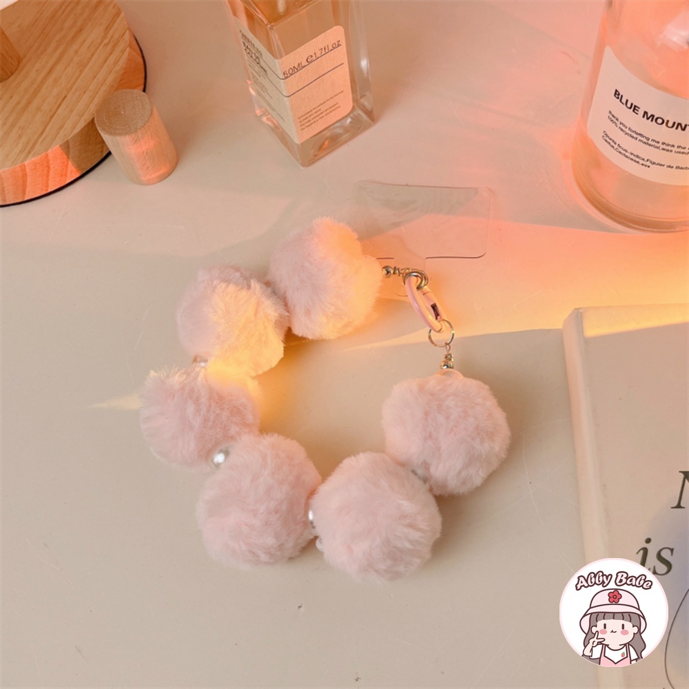 Ốp Điện Thoại Gắn Móc Khóa Thỏ Bông Mềm Mại Cho IPhone 14 13 12 11 Pro Max XS Max XR 8 7 Plus