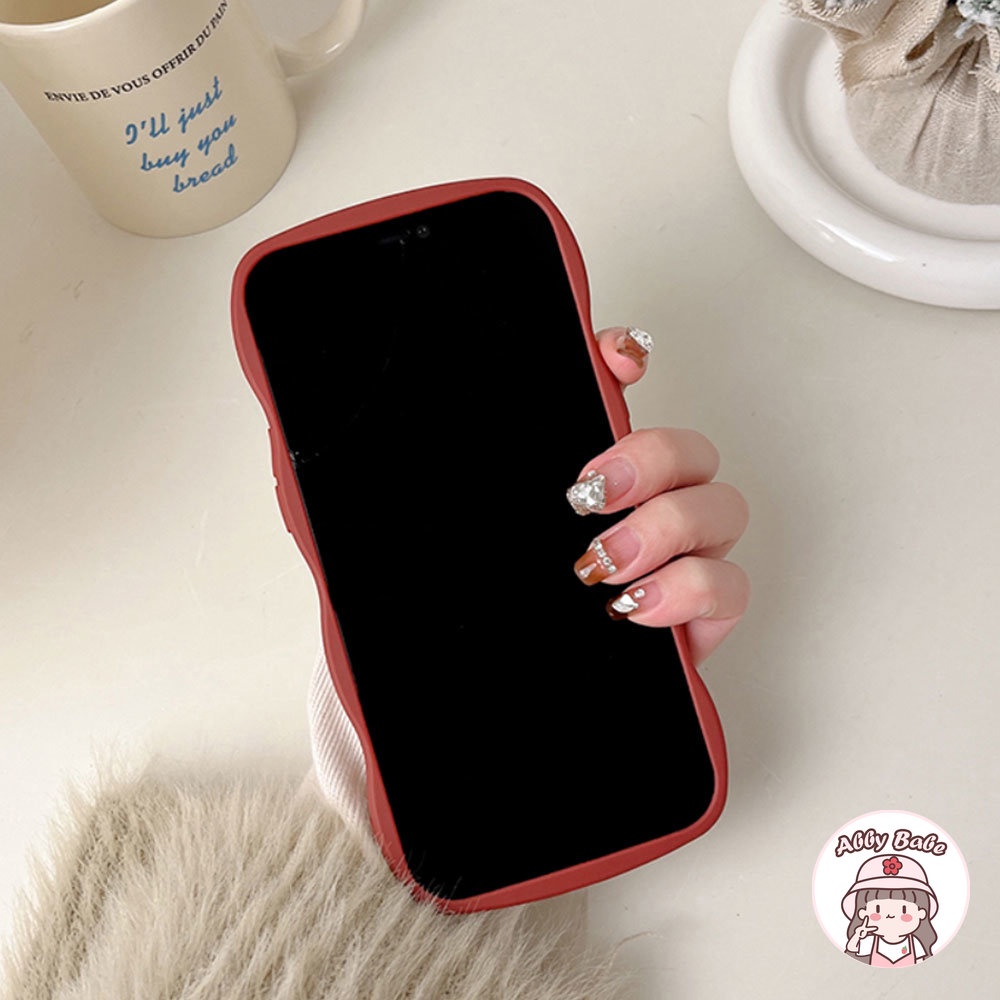 Ốp Điện Thoại TPU Mềm Mỏng Chống Mồ Hôi Màu Đỏ Rượu Cho IPhone 14 Pro Max 11 7Plus 13 12 11 Pro Max X XS XR