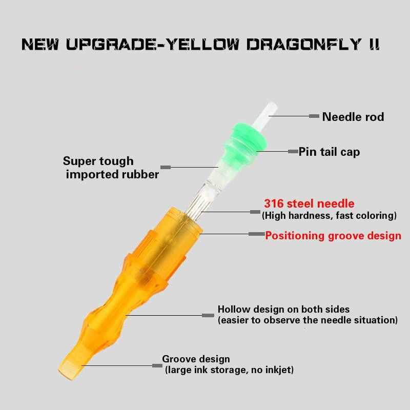 Hộp 20 Ống Silicone Khử Trùng Cho Máy Xăm RL / RS / RM / M1