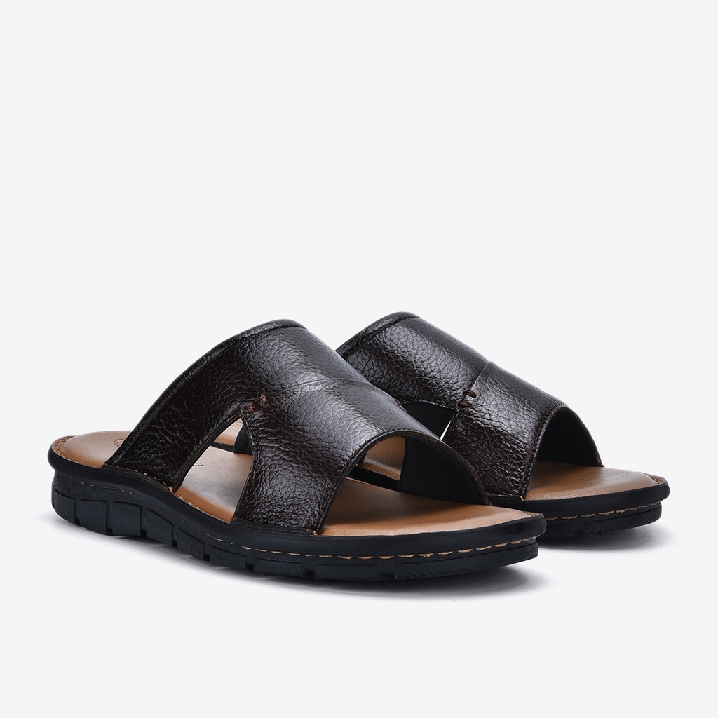 Dép quai ngang nam Đông Hải da sần thời trang - D1135