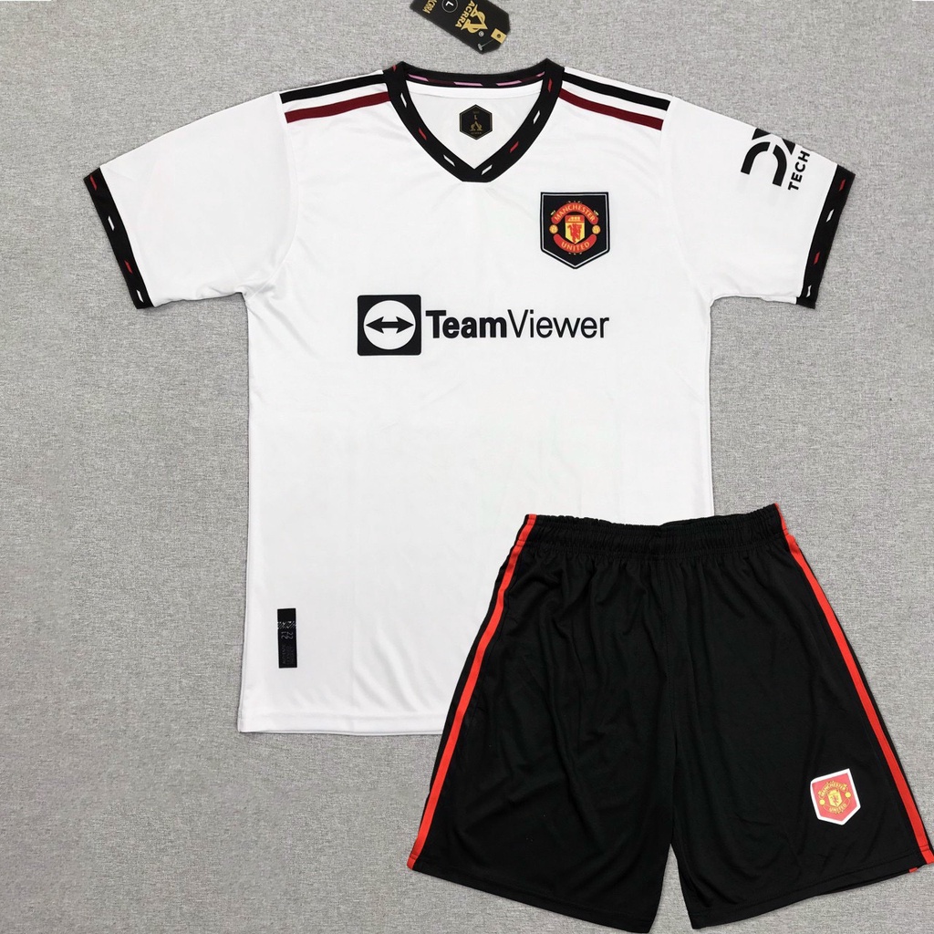 Bộ Quần Áo Bóng Đá, Đồ Đá Banh Manchester United CLB MU trắng Mới Nhất 2023