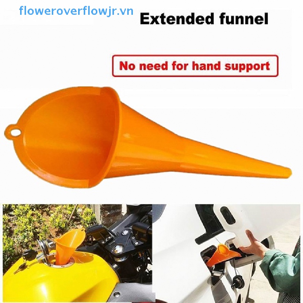 Phễu Rót Dầu Bằng Nhựa Miệng Dài Cho Xe Hơi Xe Máy