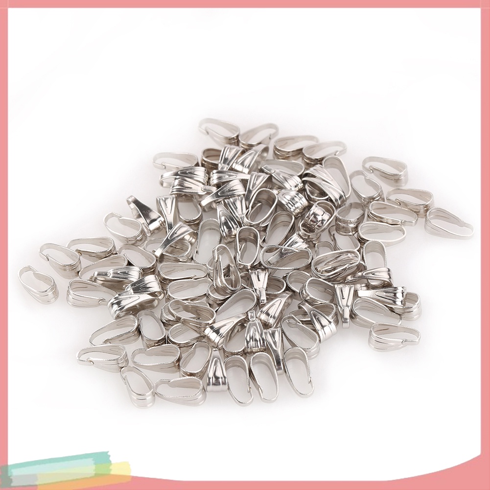 Bộ 100 khóa càng cua tự làm dây chuyền tiện dụng