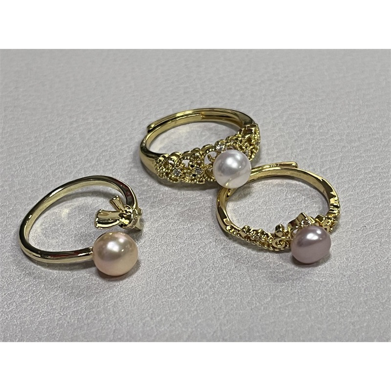 Nhẫn Ngọc Trai Nước Ngọt Tự Nhiên