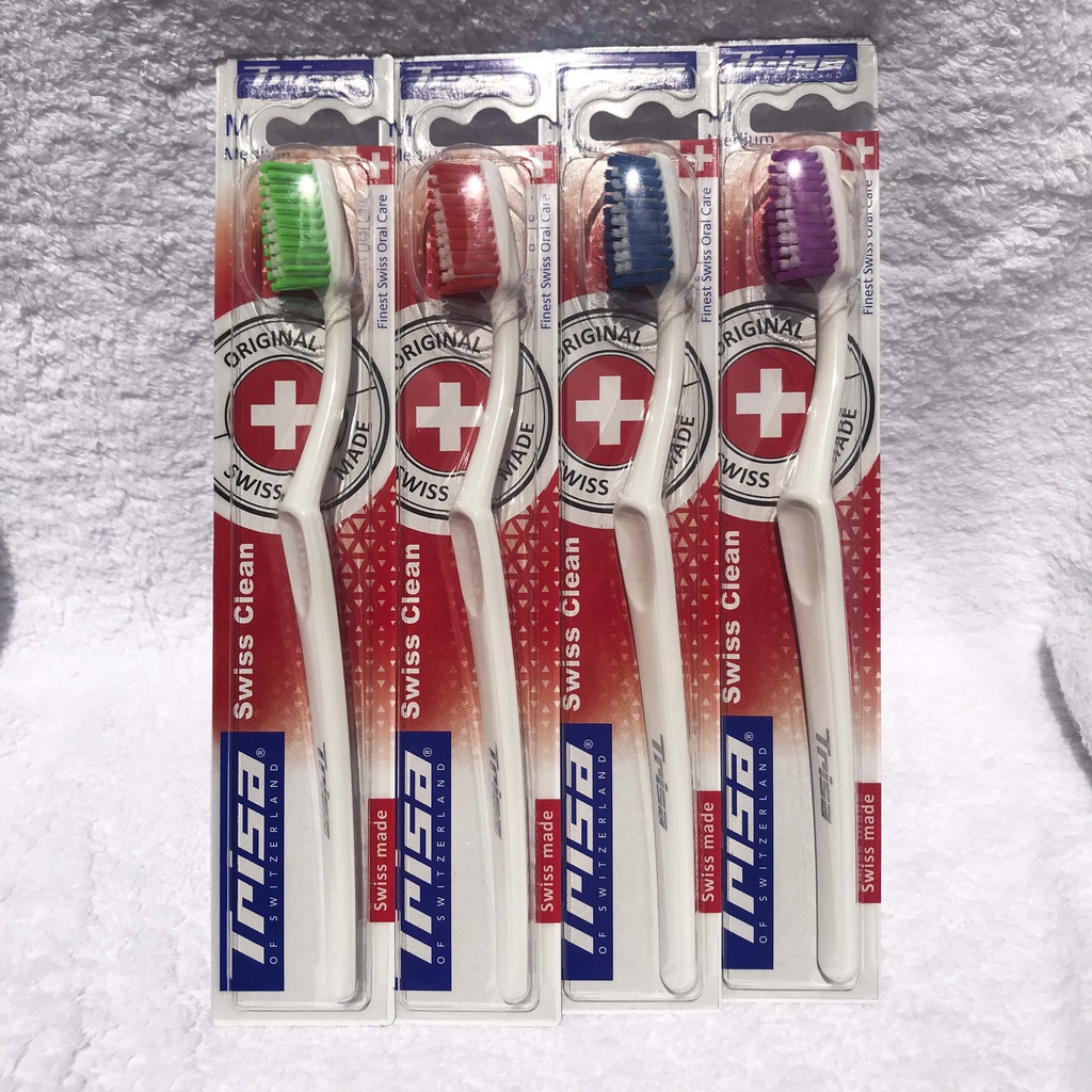 Combo 5 Bàn Chải Đánh Răng Trisa Swiss Clean