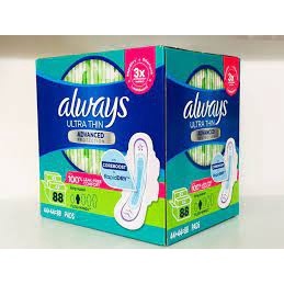 Băng vệ sinh ALWAYS Ultra Thin (siêu mỏng, thấm hút tốt, kháng khuẩn khử mùi cực đỉnh) - Hàng Mỹ