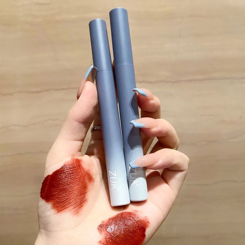 Son Môi Dạng Lỏng Chất Nhung Màu Lì Dưỡng Ẩm Chống Thấm Nước Không Phai Màu Trái Tim