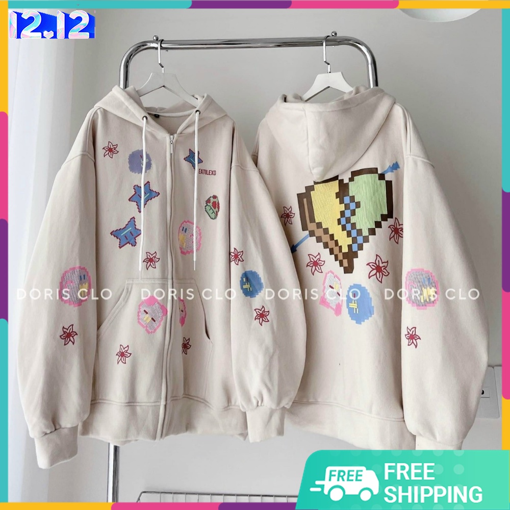 ÁO KHOÁC HOODIE KIỂU KHÓA KÉO IN HÌNH LEGO NHIỀU MÀU SẮC VẢI NỈ MỀM MỊN NÓN 2 LỚP THỜI TRANG HOT TREND. TP