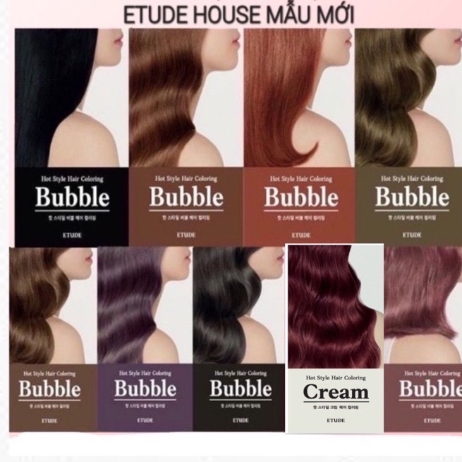 Thuốc nhuộm tóc dạng bọt - cream nôi địa Hàn/ ETUDE House