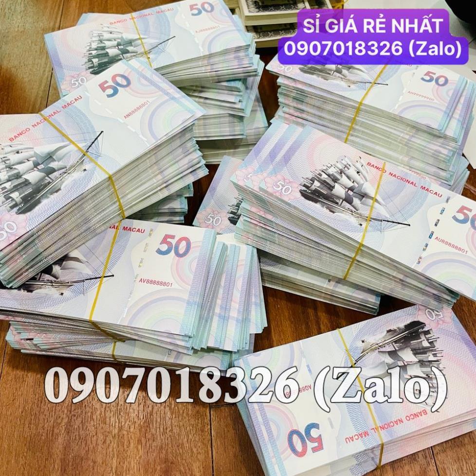 [HÓT] Sỉ 100 Tờ Thuận Buồm Xuôi Gió Macau Lưu Niệm Bảo An Cực Đẹp , Giá Sỉ