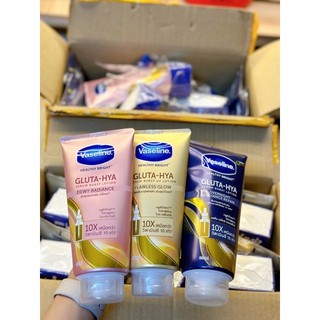 Sữa dưỡng thể vaseline healthy bright gluta hya serum 10x thái lan 330ml