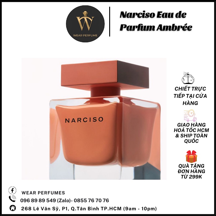 Nước hoa nữ Narciso Ambreé EDP (Chuẩn Auth)