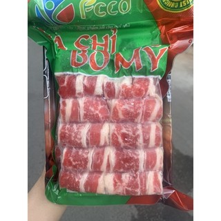 Ba chỉ bò Mỹ thái cuộn 450g ( ship Now Hà nội ship ngay)