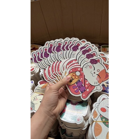 [ Rẻ Vô Địch ] Bao Lì Xì Chibi, Chipi Lì Xì Hình Mèo Tết Quý Mão 2023 Mới Dễ Thương.