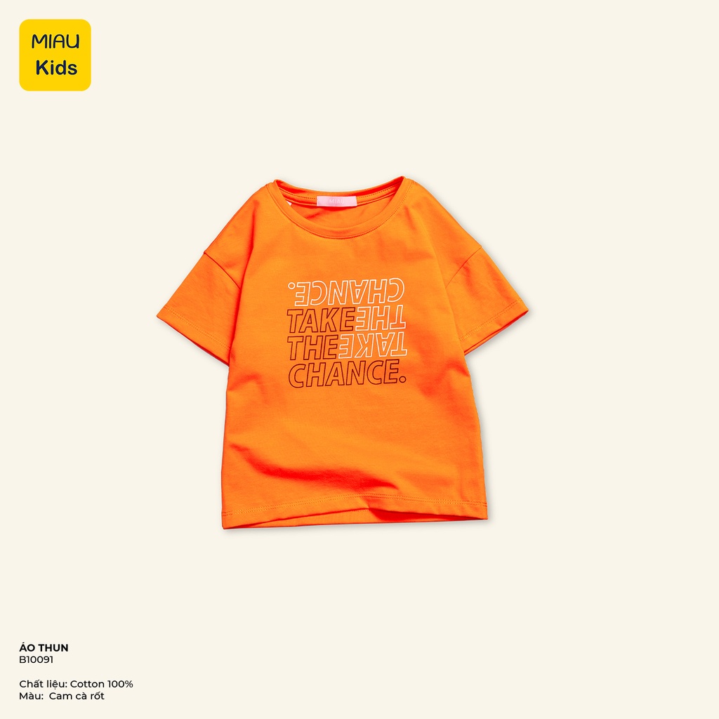 Áo Phông Bé Trai In Chữ Take The Chance thời trang cá tính, Chất Cotton Co Giãn Thoáng Mát Cho Bé mặc đi học đi chơi