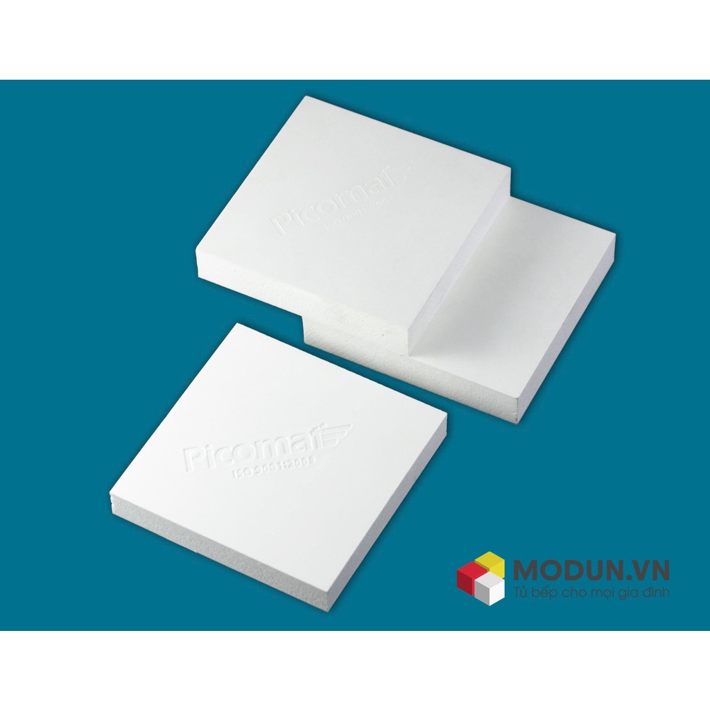 Ván lẻ MVL018 MODUN.VN- picomat chống thấm, màu kem dày 18 mm, nhiều kích thước đã dán cạnh