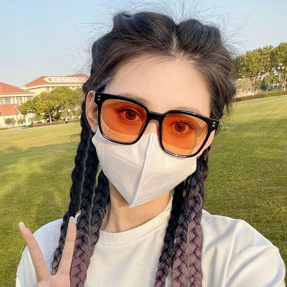 ANEMONE Bím Tóc Giả Màu Gradient Co Giãn Dễ Thương Dành Cho Nữ