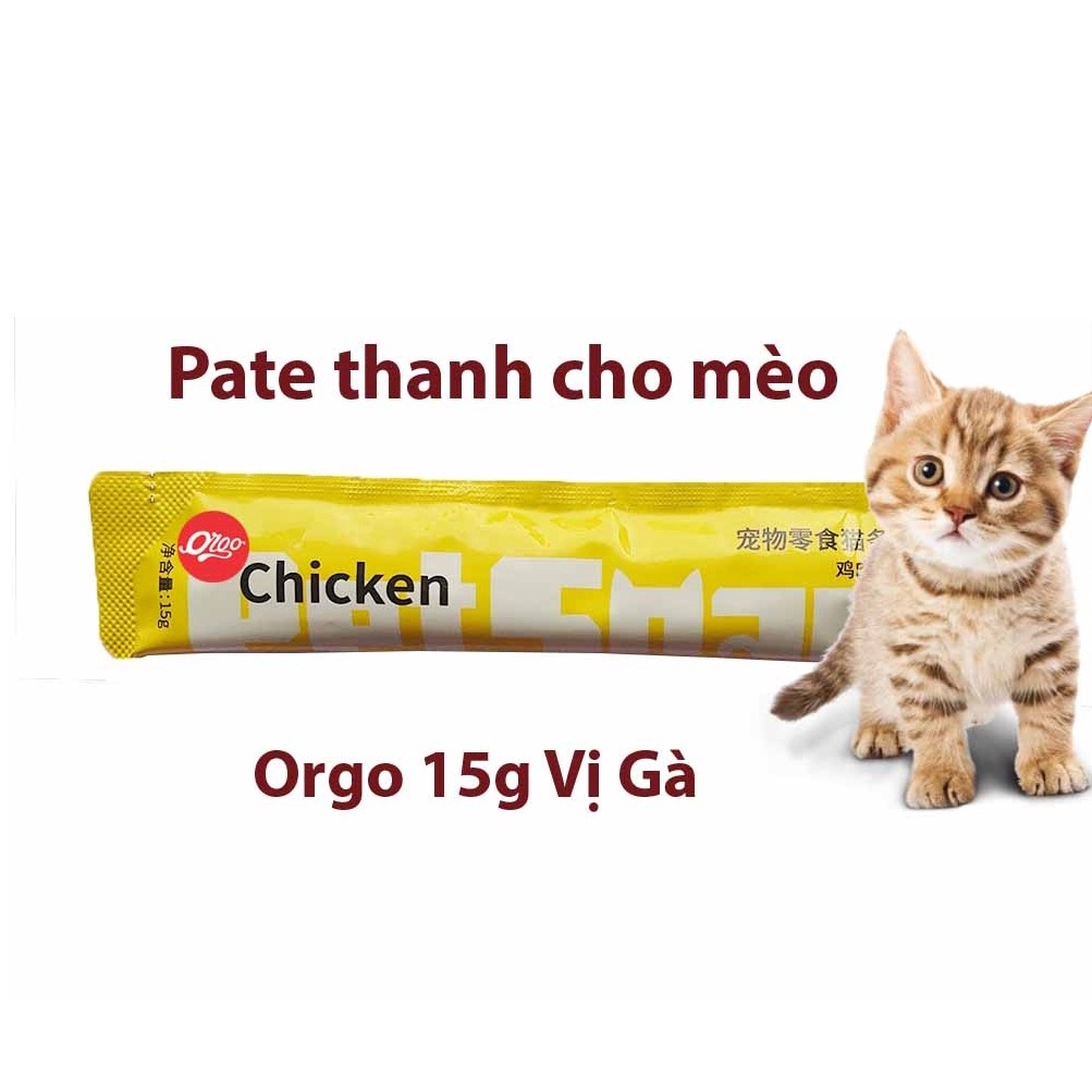 Pate cho mèo (thanh orgo 15g)