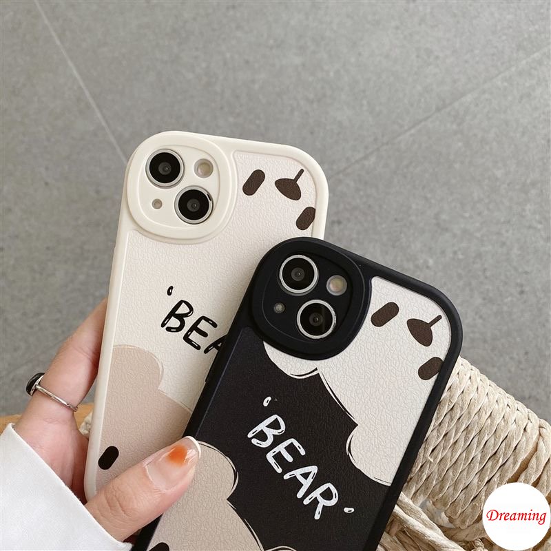 Ốp Điện Thoại Mềm In Hình Gấu Cho iphone 15 14 13 12 11 pro x xr xs max se 2020 6 6s 7 8 plus