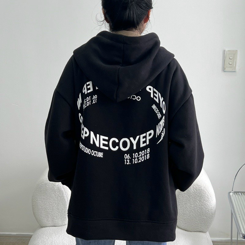 Áo Khoác Hoodie Unisex Zip Nỉ Bông 63 màu ĐEN/XÁM Nam nữ unisex/Áo hoodie dây kéo nữ có mũ form rộng