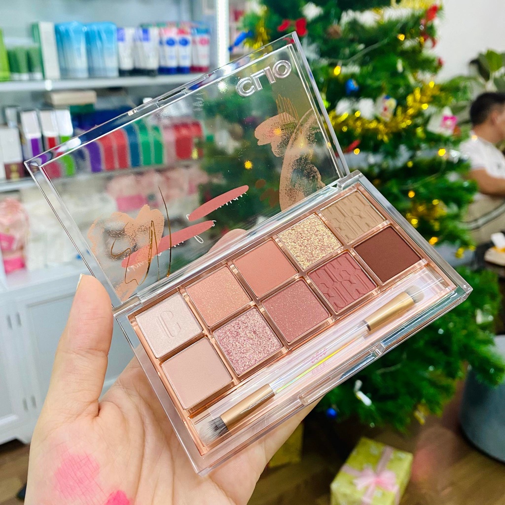 Bảng phấn mắt CLIO  - Có kèm cọ mắt