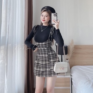 SET YẾM CARO CỘT DÂY KÈM PULL ĐEN 🖤