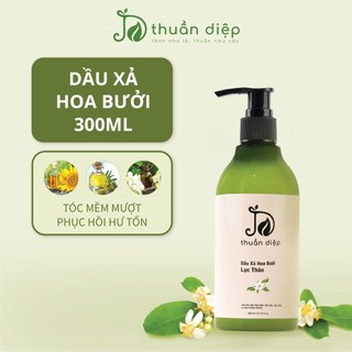 Dầu xả thiên nhiên hoa bưởi lục thảo cho tóc uốn nhuộm, suôn mượt, giữ màu tóc nhuộm 300ml Thuần Diệp