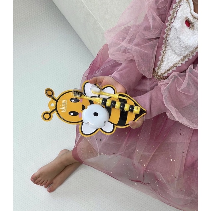 Set Bàn Chải đánh răng Ukiwi Nội Địa Hàn cho bé từ 6m+