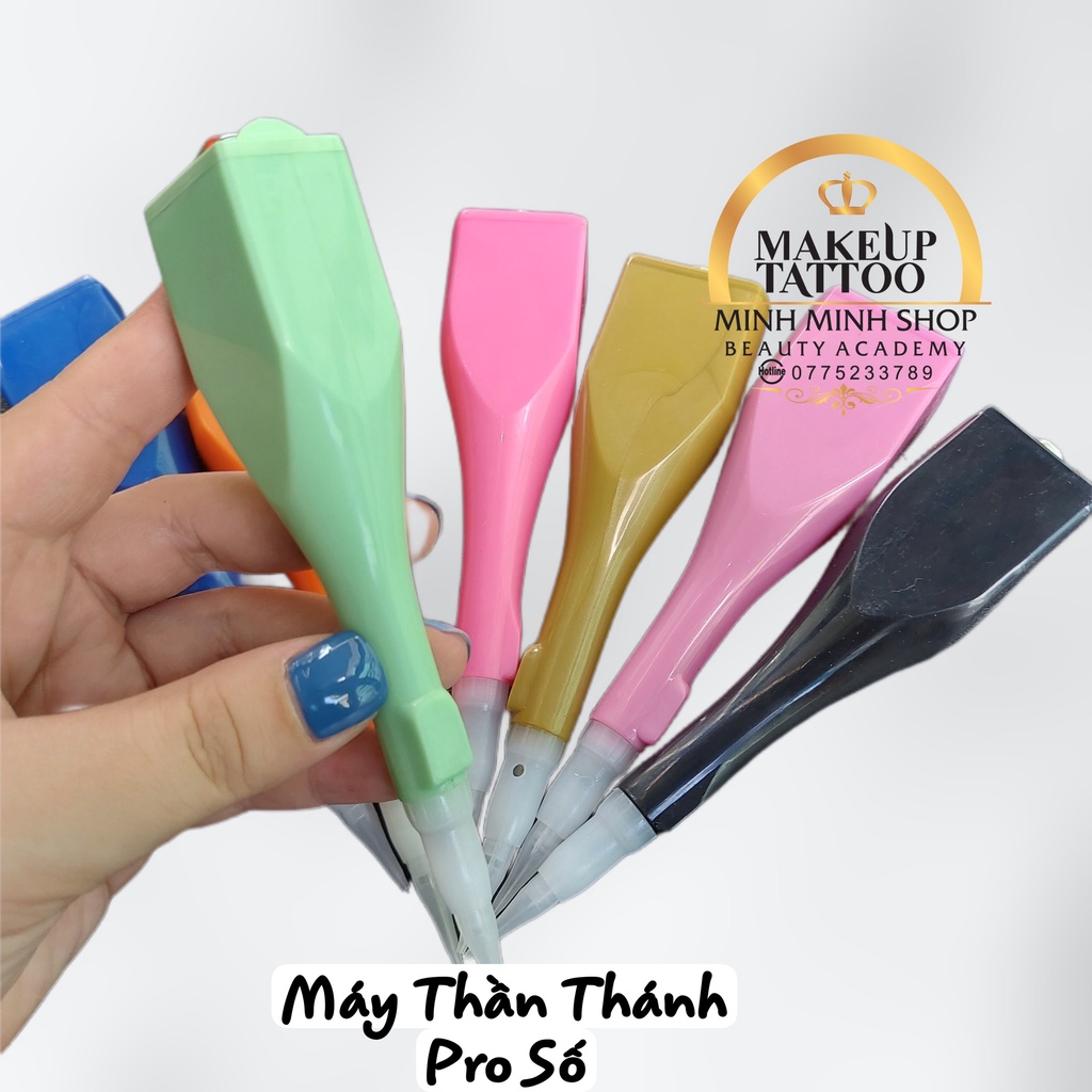 Máy Thần Thánh Phun Xăm Việt Nam, Máy Phun Xăm Chỉnh Kim, Lò Xo, Tích Điện Chính Hãng