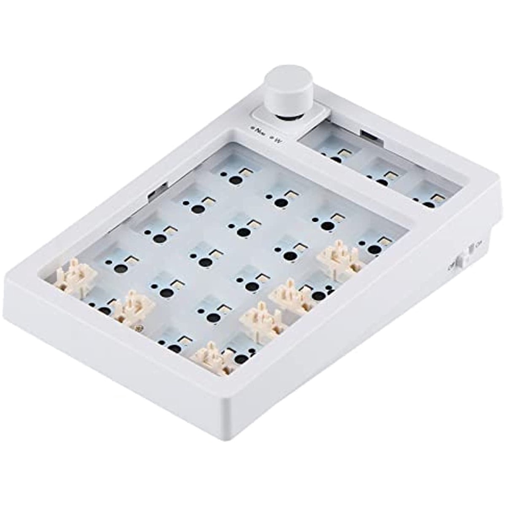 Bàn Phím Cơ Fer JJK21 20 Phím 1500mAh Bluetooth 5.0 / 2.4GHz / Núm Xoay Tương Thích Với 3 / 5Pi