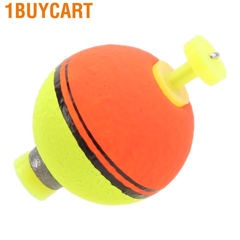 1buycart 5Pcs EVA Foam Fishing Float Bobbers Round Floats Drift for Freshwater Saltwater
