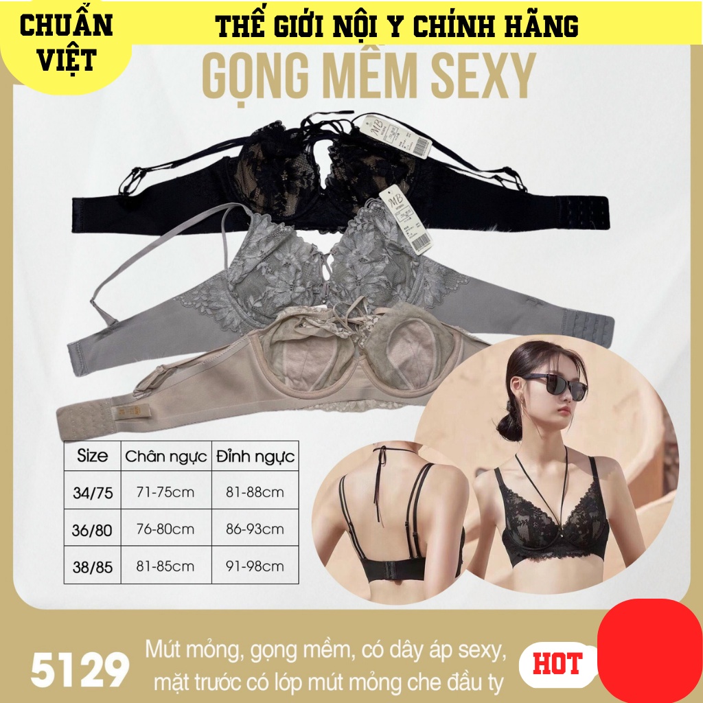 Áo Ngực MB Mabelle Ren Thêu Quyến Rũ MB-5129