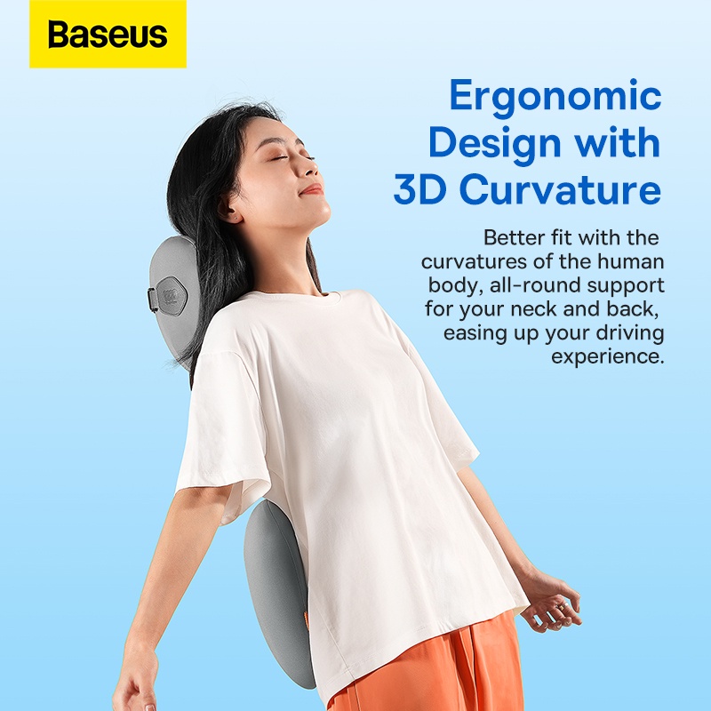 Gối tựa cho xe ô tô Baseus ComfortRide Series Car Headrest / Lumbar Pillow