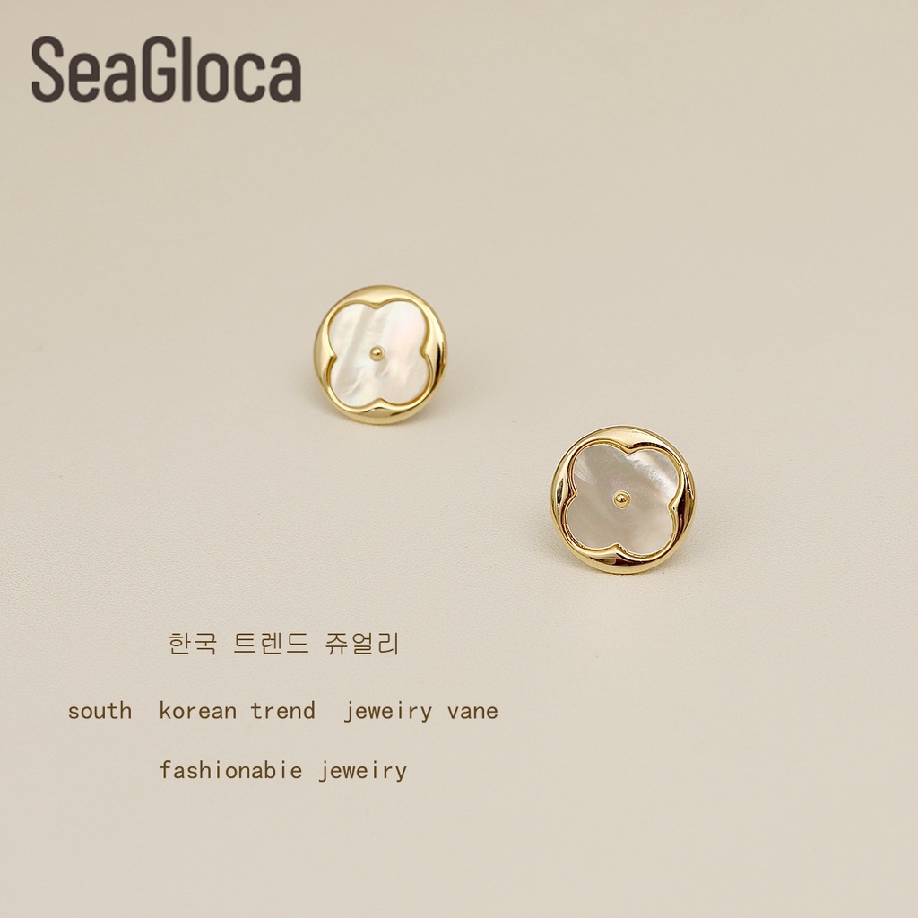 Bông Tai Hình Vỏ Sò Đơn Giản Chất Lượng Cao Dành Cho Nữ