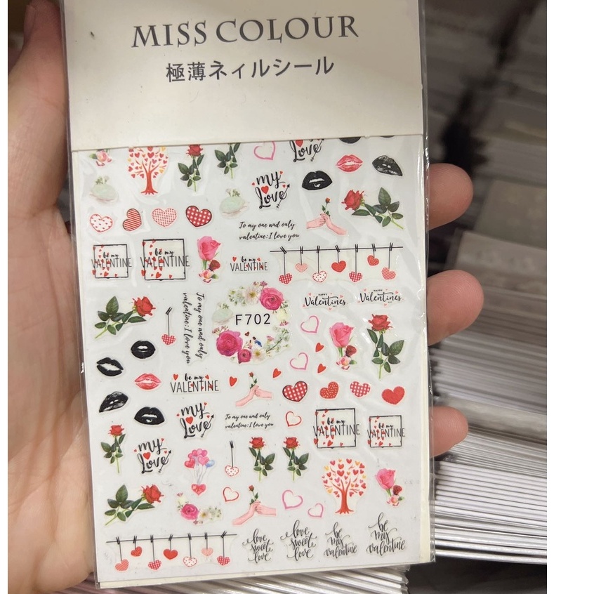 STICKER TRANG TRIS NAIL MÃ F702