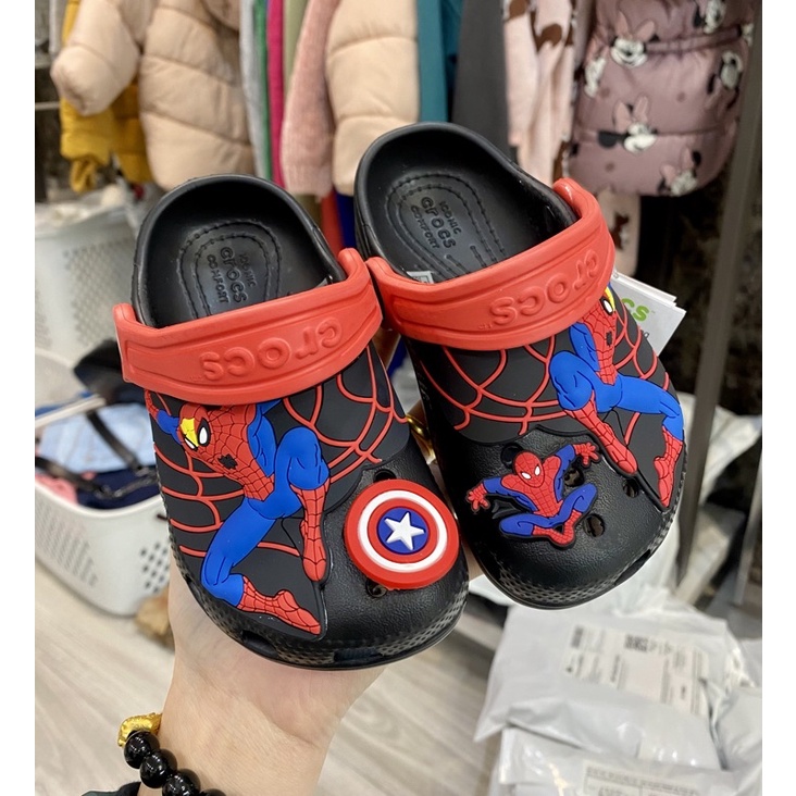 crocs nhện cho bé