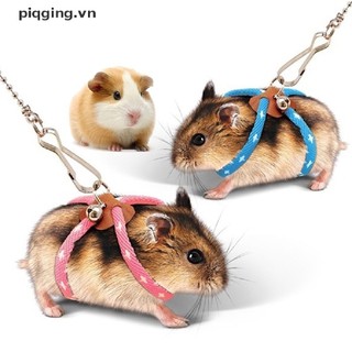 Dây dắt chuột hamster đi dạo có chuông và dây dắt