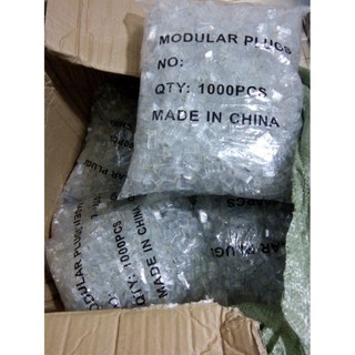 Hạt mạng nhựa rj45 cob túi 1000 hạt