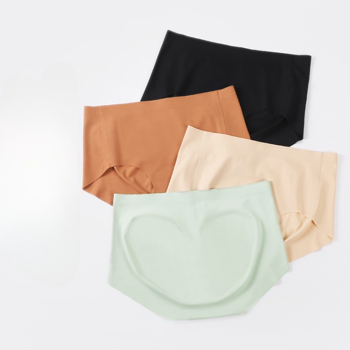 Quần lót nữ cạp cao - Quần lót su trơn đáy dán chắc chắn, không đường viền co dãn thoải mái VALICA L669