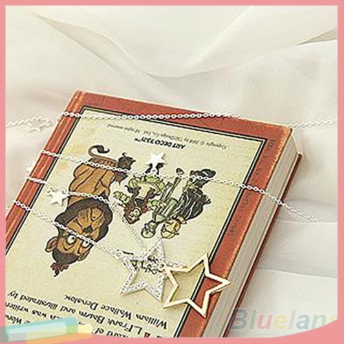 Dây Chuyền Dài Mặt Ngôi Sao Đính Đá Thời Trang Cho Nữ