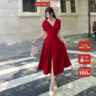  BBSTORE'S Đầm Xòe Tay Phồng Dự Tiệc Sang Trọng  -D1446