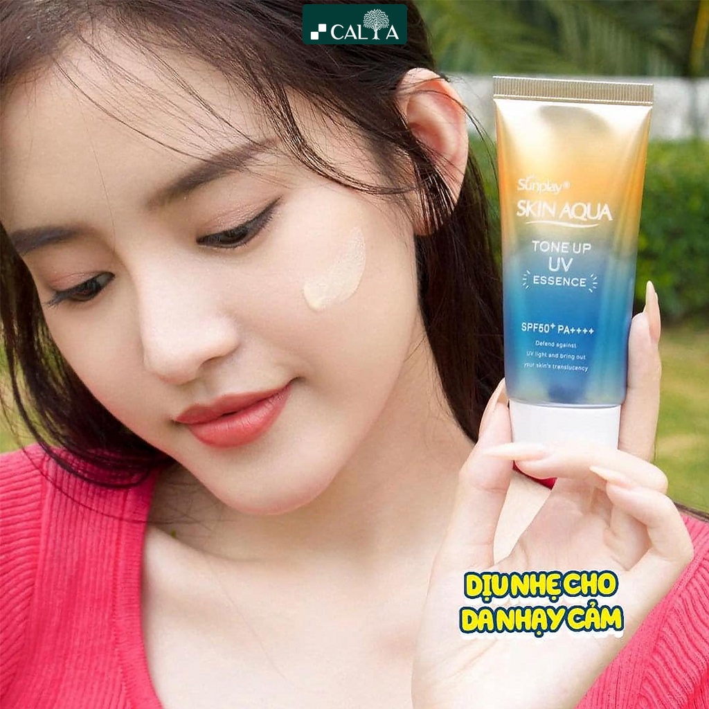 Kem Chống Nắng Sunplay Latte Beige Nâng Tone , Dưỡng Da Trắng Mịn - Sunplay Skin Aqua Tone Up UV SPF50+ PA++++ 50g