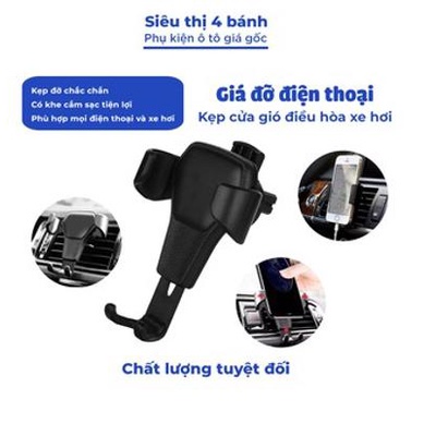 Giá đỡ điện thoại kẹp cửa gió điều hòa xe ô tô