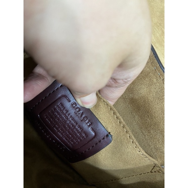 Túi si da thật hiệu Coach
