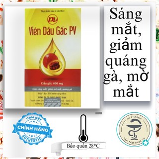 Viên dầu gấc pv dha sáng mắt