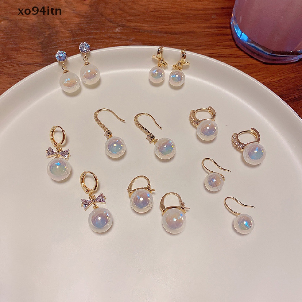 Khuyên Tai Dáng Dài Đính Ngọc Trai Vàng Phong Cách Nổi Tiếng Thời Trang Hàn Quốc 2022