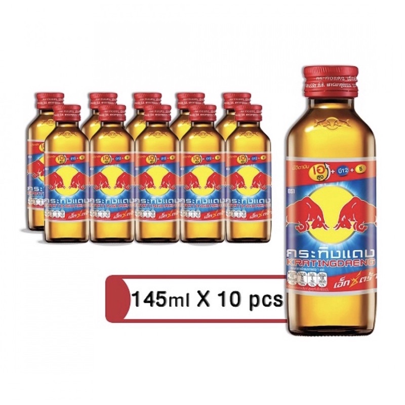 Nước Tăng Lực Bò Húc RedBull Thái 150ml Bổ sung B12 và Kẽm Năng Lượng Ngày Dài
