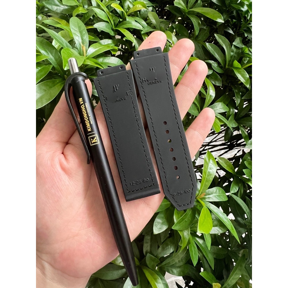 Dây Đồng Hồ H.U.B.L.O.T Nữ Da Lộn Nâu Vàng Thơm Mùi Vani Case 34mm Size Dây 13 - 19 - 18