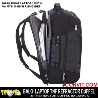 Balo TNF Refractor Duffel Black